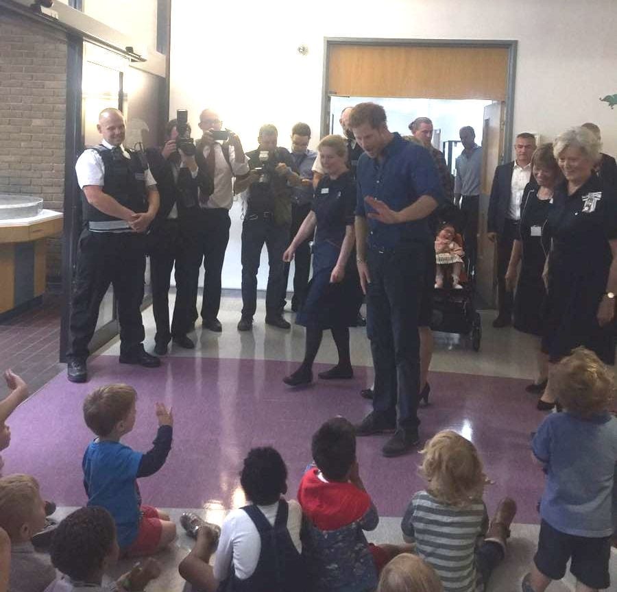 Two VIPs visit Leeds Hospital