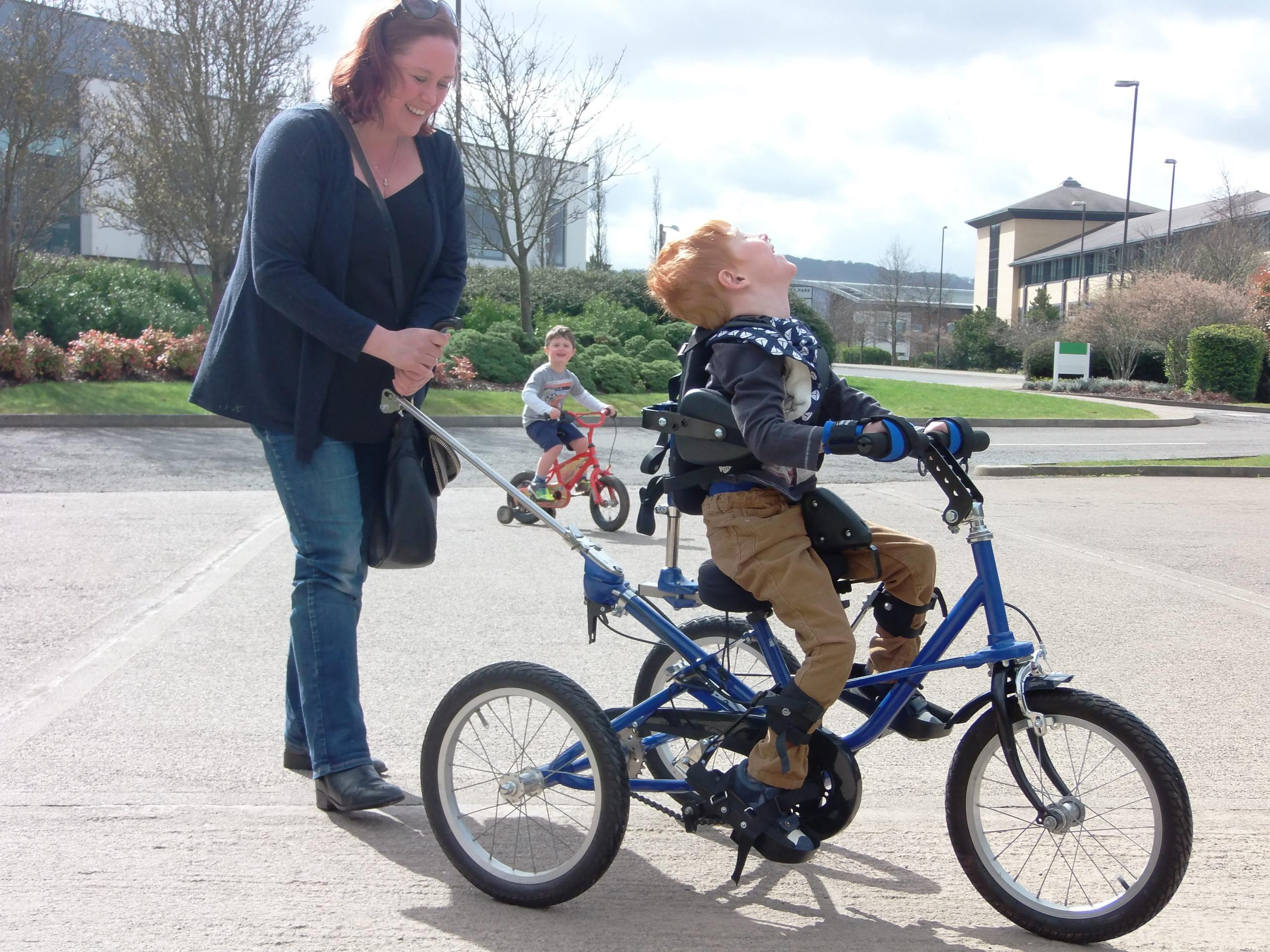 How a trike can provide help with Hemiplegia.