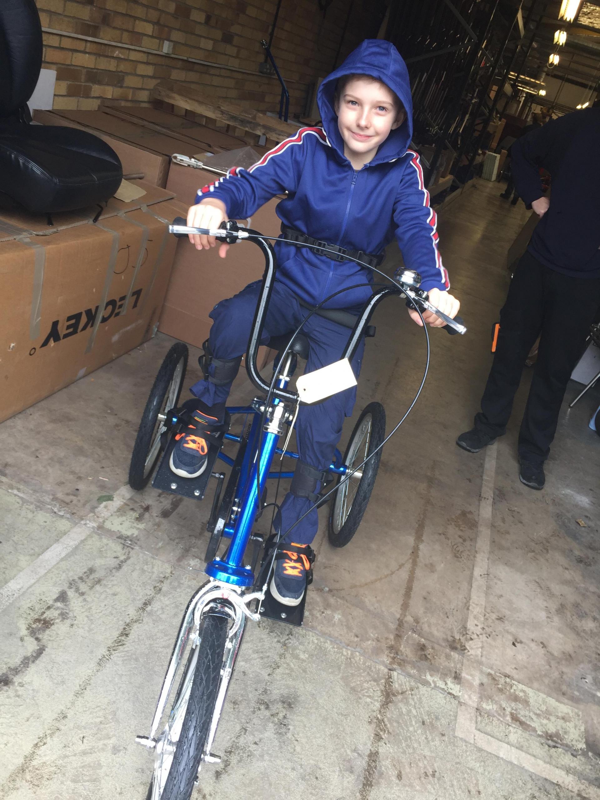 Tewkesbury Community comes together to fund trike