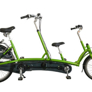The Kivo Tandem, which has a seat at the back for the 'adult' and a seat in front for the child.