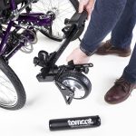 Photo of the 'Bionic Buddy' connected to the Tomcat Arrow Special Needs Trike.