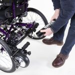 Photo of the 'Bionic Buddy' connected to the Tomcat Arrow Special Needs Trike.