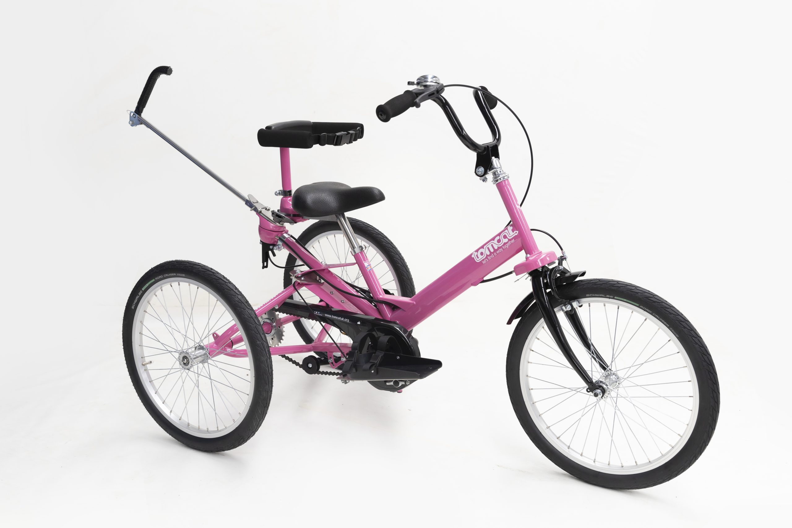 Tomcat Fizz tricycle with Carer Control feature